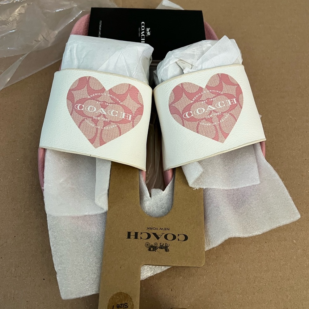 Pink Coach Sandals - Picture 2 of 6